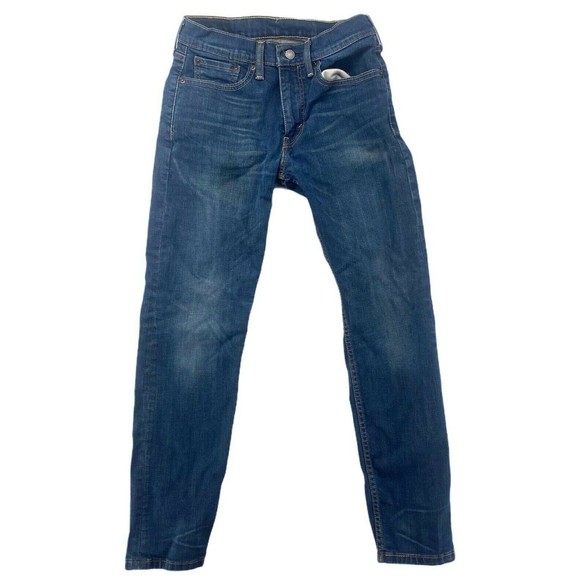 Levi's Other - Levis Mens Jeans Size 29x27 Taper 502 Medium Wash Denim Zipper Fly Blue Pants